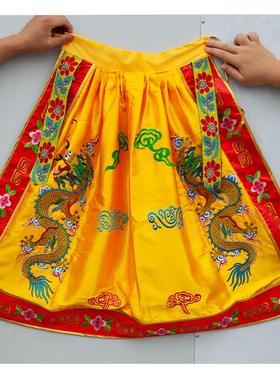 特卖定制小披风神像佛袍披袍荷花双龙双凤袍20cm3450cm神像披风披