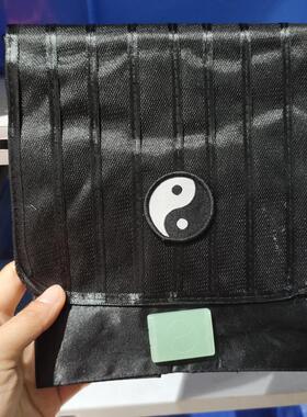 新款天师豪礼用品道士帽子道服道袍法衣太极九梁庄子巾纯阳巾黑色