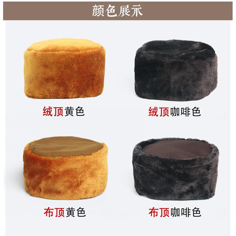特价冬季保暖僧帽加绒加厚保暖抗寒冷土黄色咖啡色亲肤柔软内里男