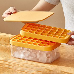 冰格冰箱冻冰块模具家用制冰盒大冰块盒硅胶磨储冰盒商用制冰神器