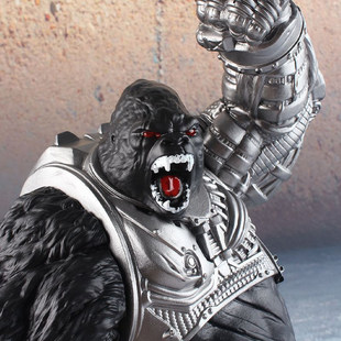 超大号机械金刚大战哥斯拉大猩猩模型手办怪兽之王玩具可动玩偶曼