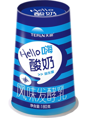生产日期：6月28日天润Hello嗨酸奶益生菌风味180g*12杯