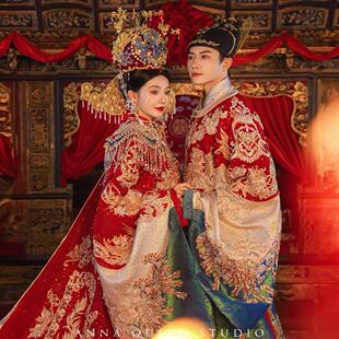 結(jié)婚禮服中式 出租 出售 嫁衣演出比賽情侶漢服