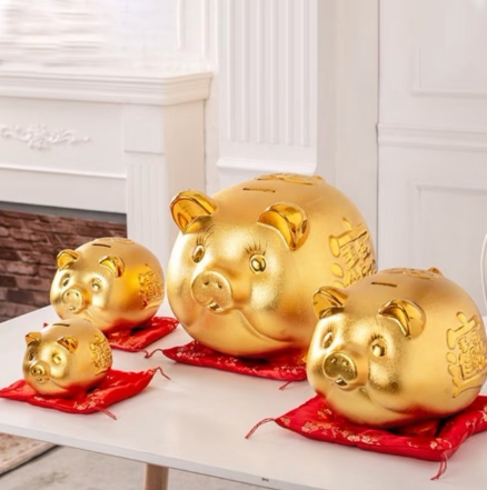 摆件儿童礼物金猪招财进宝