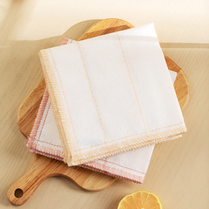 茶花洗碗布家用抹布清洁用具厨房用品刷碗布吸水去污擦桌擦碗毛巾