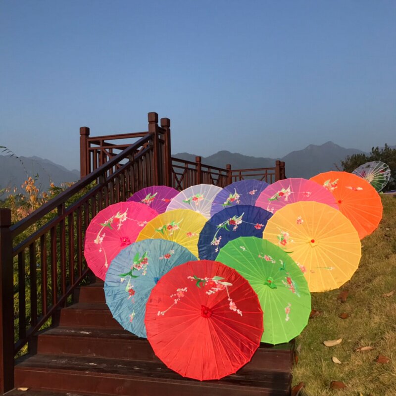 舞蹈道具伞出嫁女回娘家旗袍走秀伞演出伞绸布伞跳舞伞装饰吊顶伞|msdalam kategori rumah harian, payung/gear hujan/Rain/Lembap-bukti, payung - dari Buy2taobao.com untuk memberikan perkhidmatan ejen Taobao profesional membeli