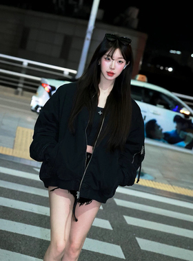 M7SMFK湮灭风暴复古巨型飞行员夹克保暖棉服宽松厚外套冬