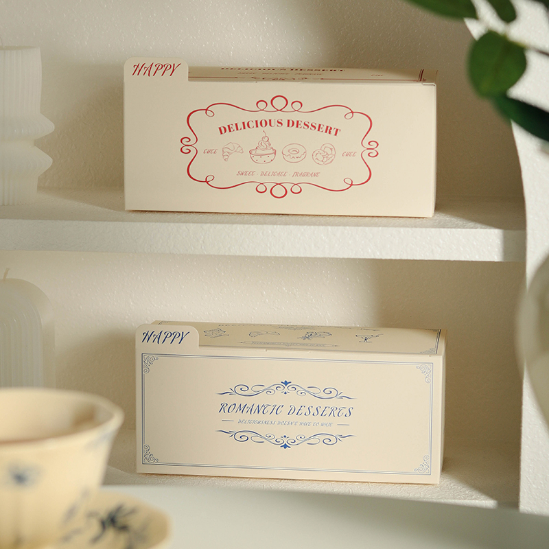 isn网红雪花酥牛轧糖包装盒点心盒精美纸质饼干烘焙包装礼盒空盒
