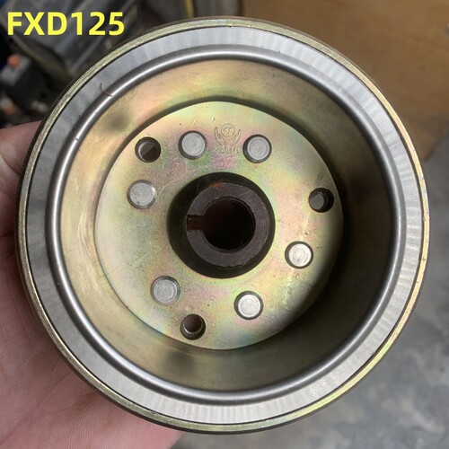 FXD125佛斯弟富先达男装摩托车发动机磁电机转子磁钢线圈定子总成