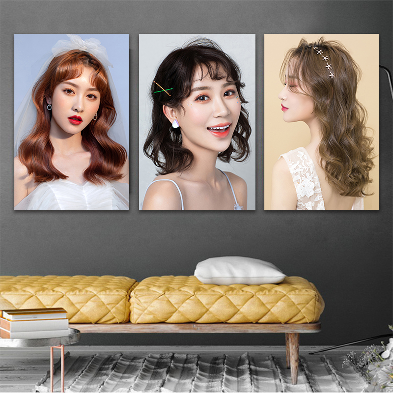 理发店发廊男女发型多图片美发海报造型贴画挂画墙贴纸墙壁画自粘使用感如何?