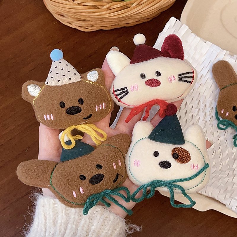 毛绒小熊生日猫小猫小狗挂件高级感小狗包包挂件鞋服配件饰品