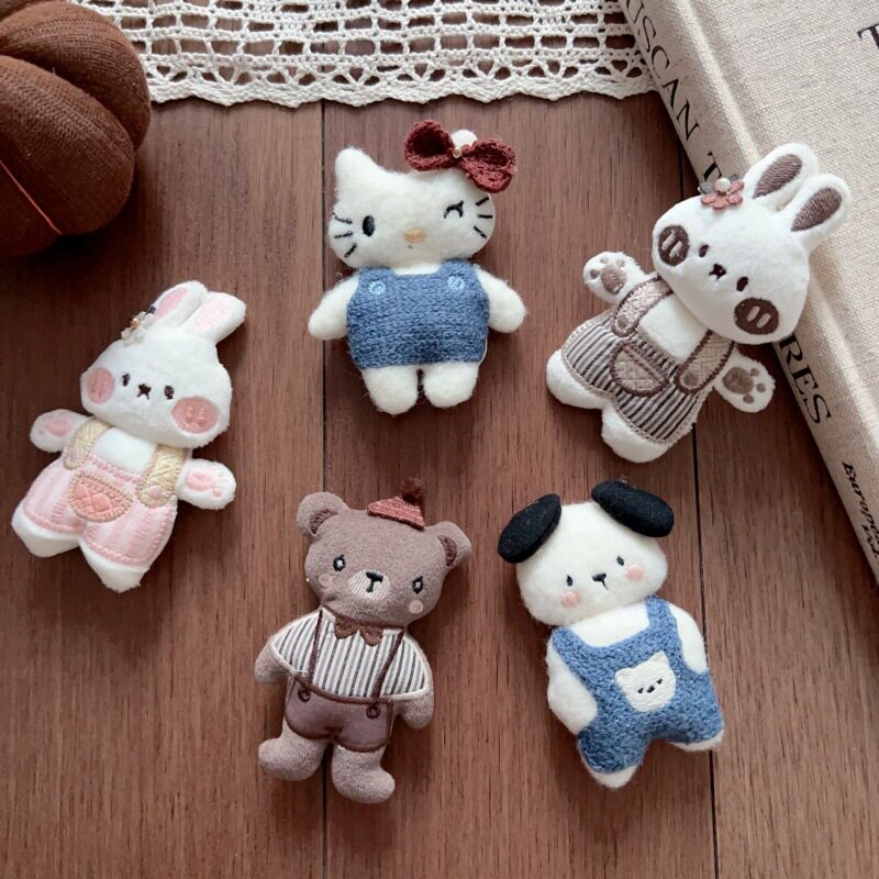 卡通软萌小熊猫咪兔子DIY服饰配件鞋袜帽包包围巾饰品diy辅料