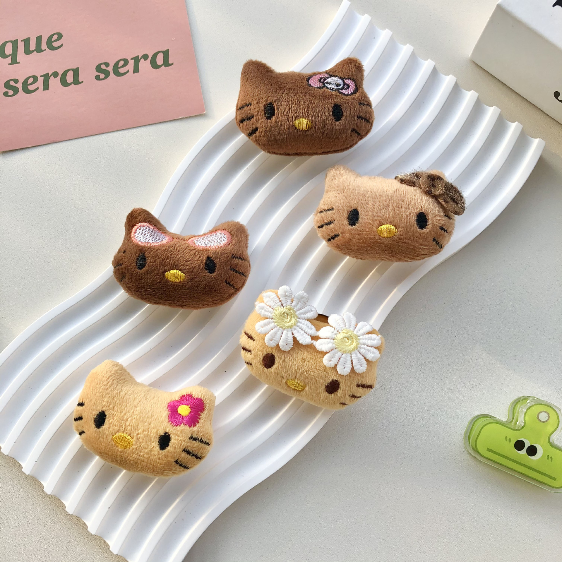 黑皮KT猫咪儿童帽子服装鞋袜配饰辅料HelloKitty发箍头饰diy配件