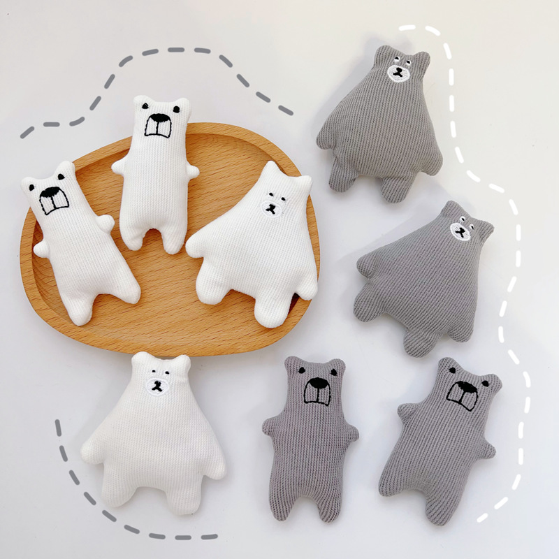 ins卡通布艺毛绒小熊公仔玩偶胸针学生书包装饰衣服袜子辅料配件