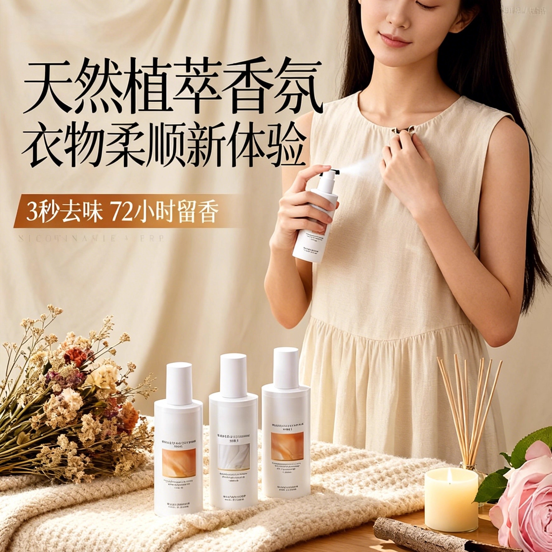 衣物香氛除味喷雾持久留香