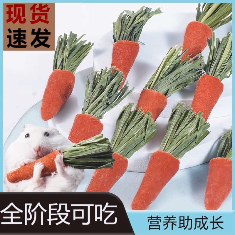 仓鼠可食用磨牙棒胡萝卜