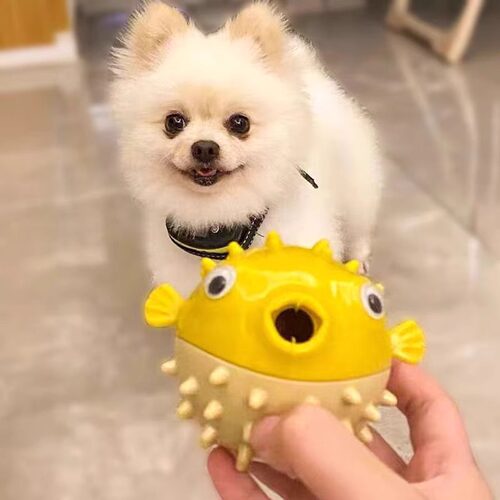 狗狗玩具发声耐咬漏食球磨牙泰迪比熊宠物幼小狗自嗨解闷