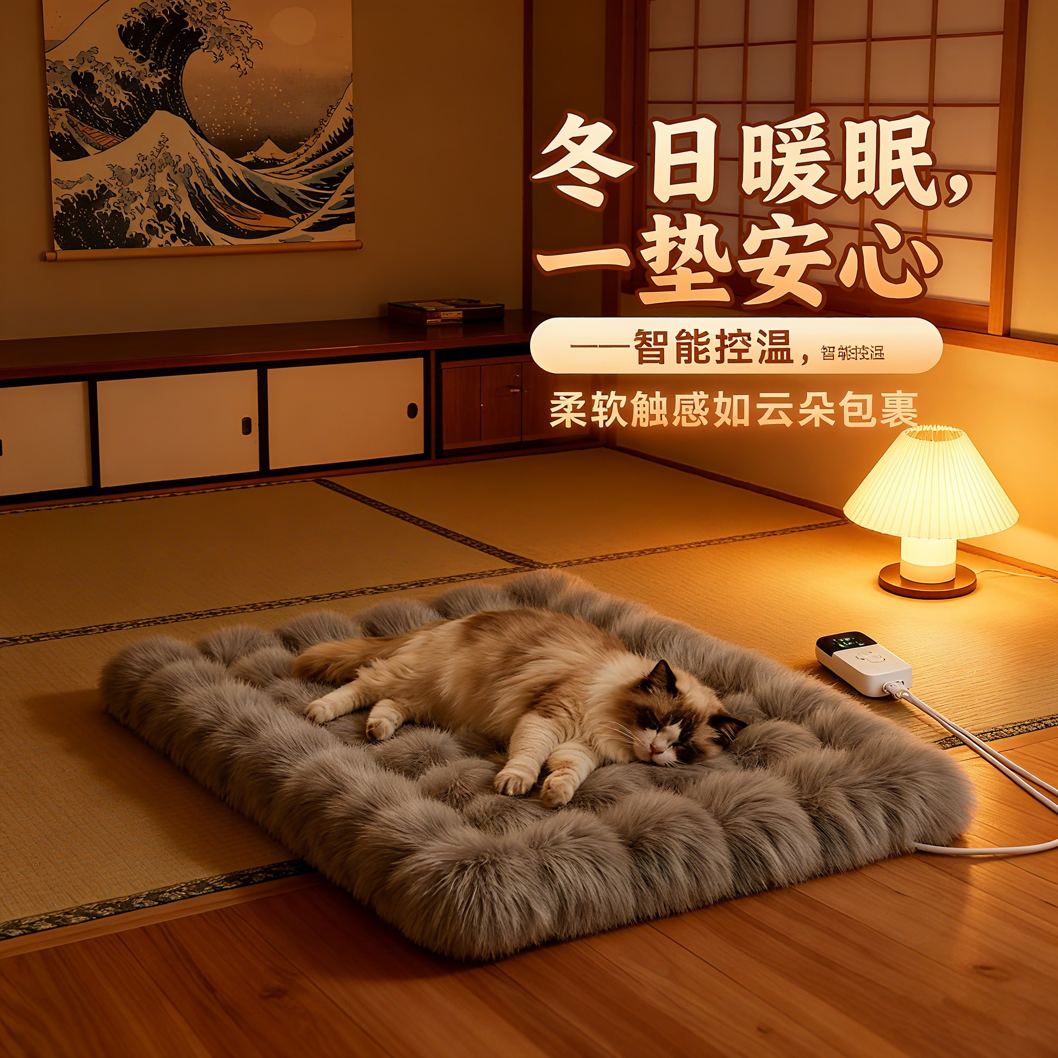 宠物电热毯可拆洗恒温加热垫