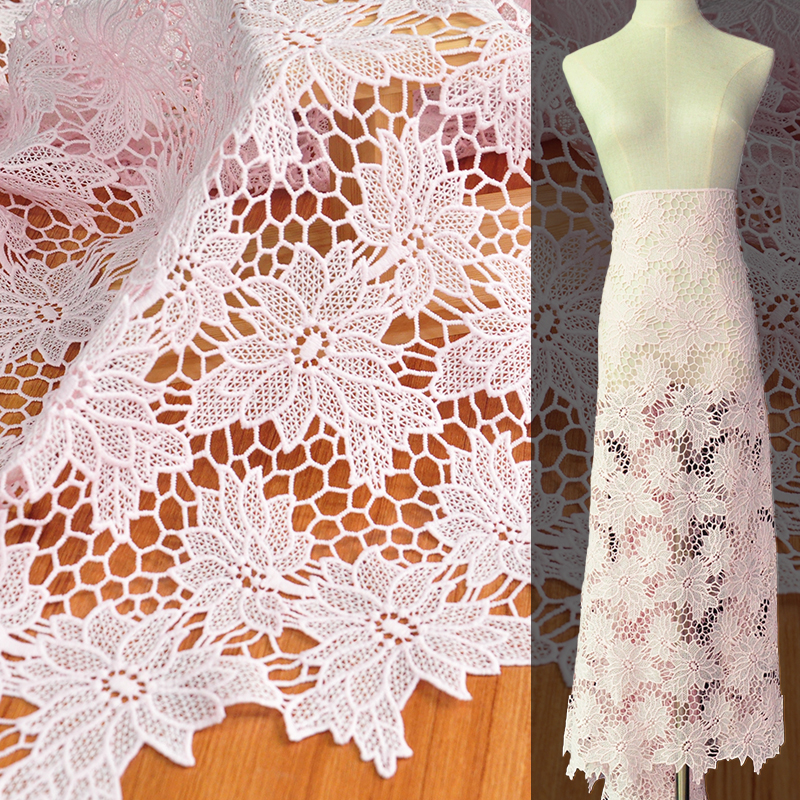 水溶蕾丝花边布料裙子服装面料