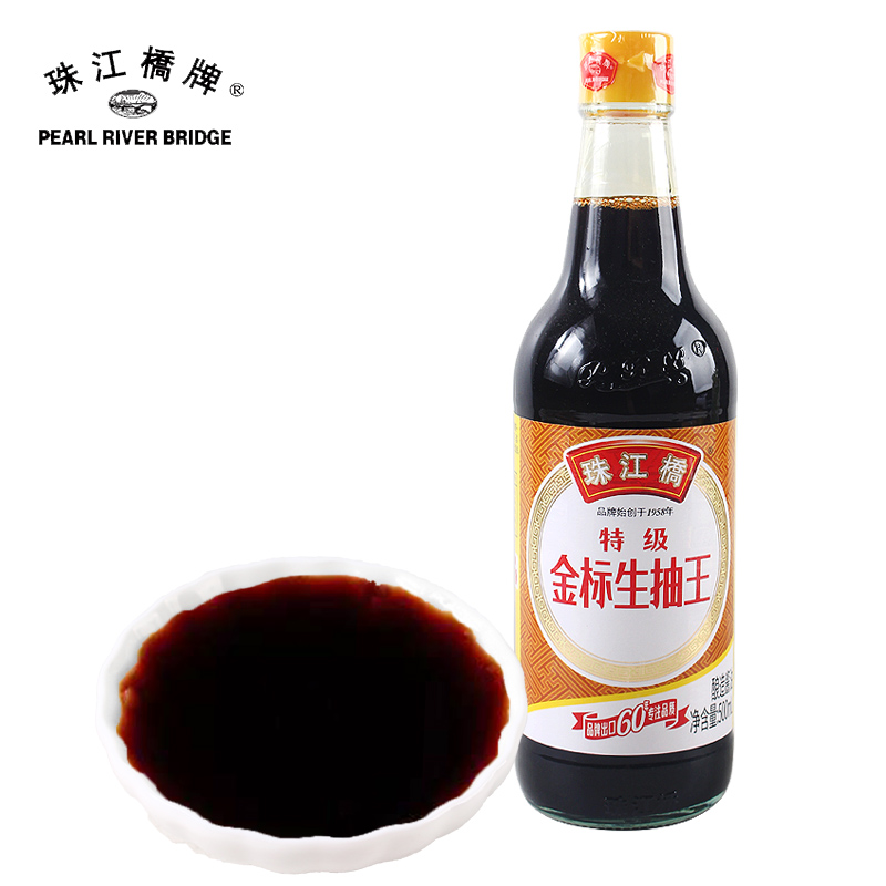 珠江桥牌特级金标生抽王500ml