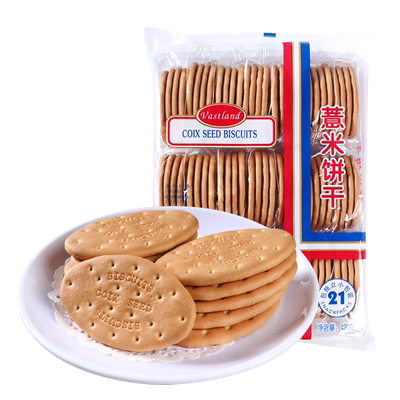 大地薏米饼干包装食品