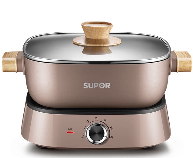 苏泊尔多用途锅分体式鸳鸯电火锅电锅电热锅5l h2727fk822y 622