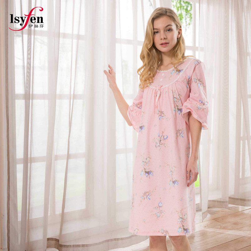 印花女士纯棉家居服专柜新品