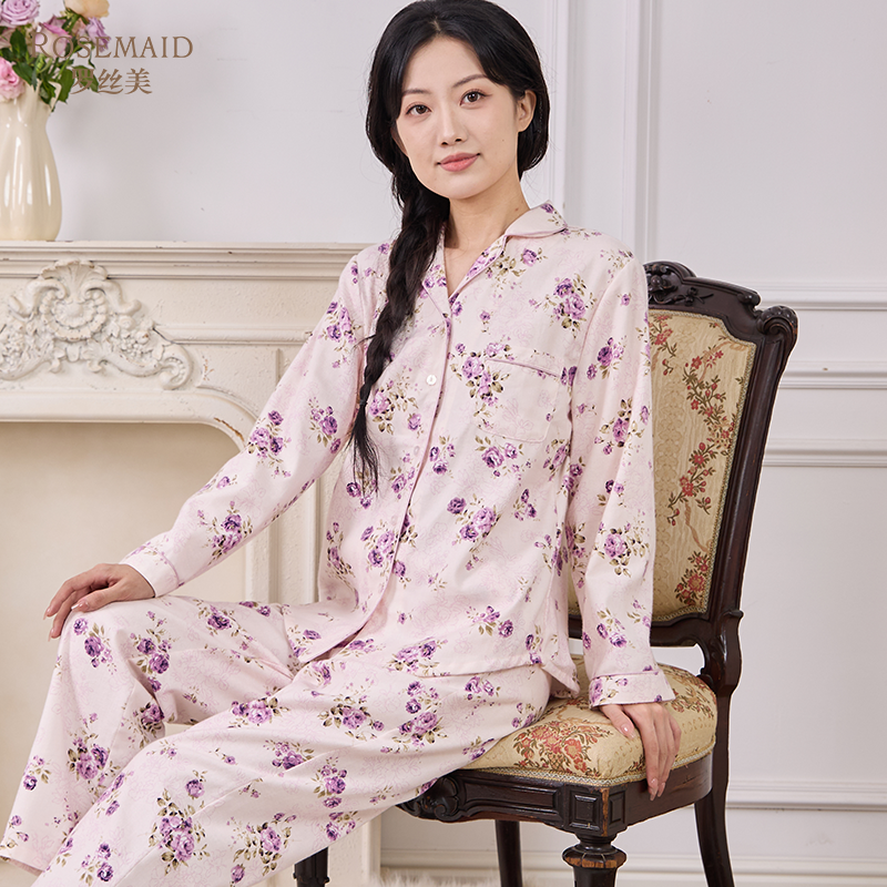 罗丝美2025秋冬新款14255睡衣