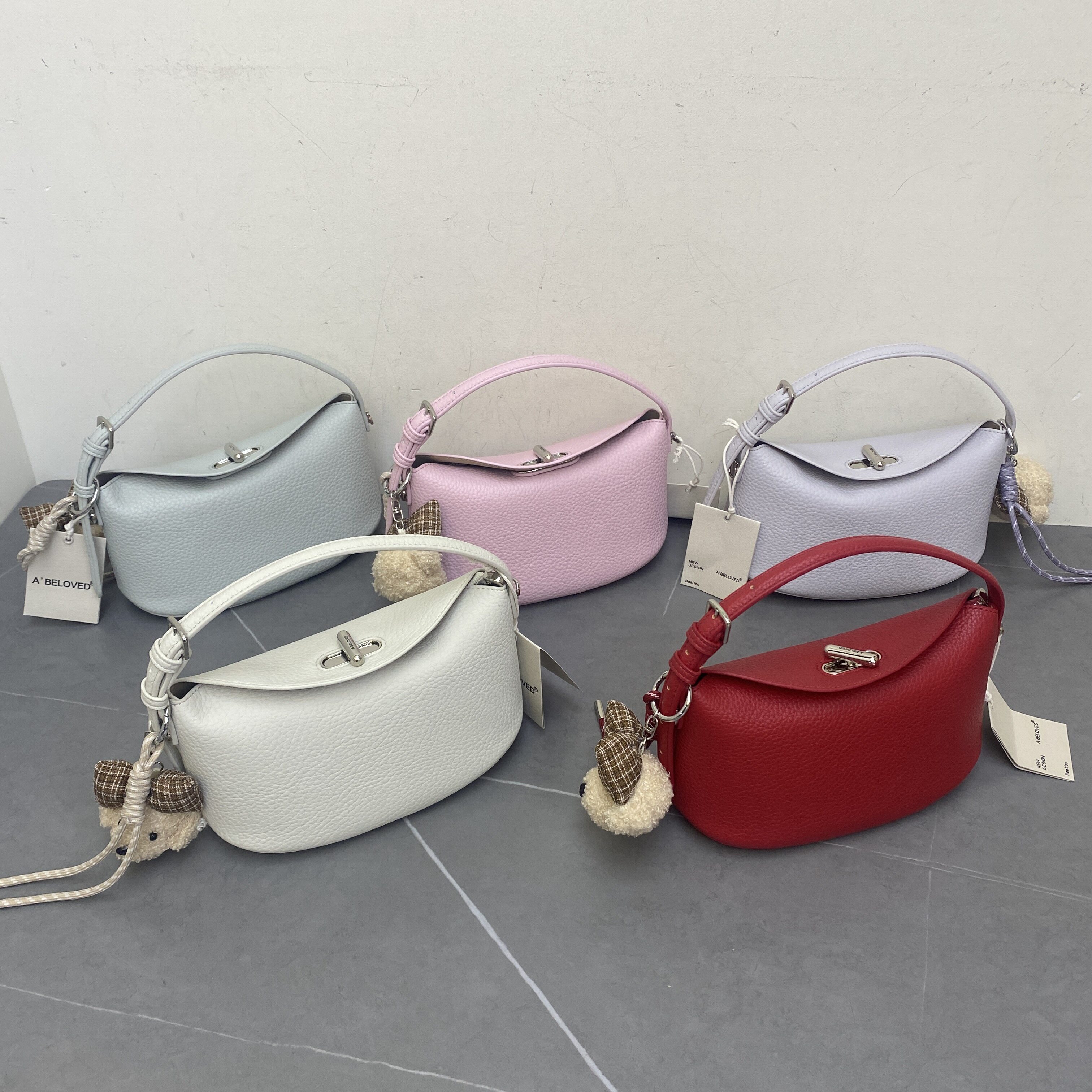 春夏2026新款女包时尚百搭手提单肩斜挎包流行包小包元宝包25021