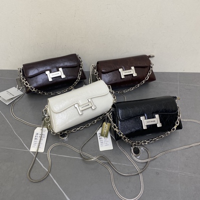 链条包新款女包时尚百搭单肩斜挎包腋下包手机包手提包女包9126