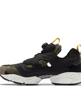 清仓Reebok PUMPFURY运动圆头低帮生活休闲鞋男女同款