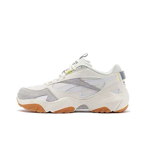 Reebok  Fluffipuff 舒适百搭低帮老爹鞋男女同款  白灰