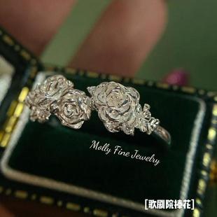 MFS｜花神低语锆石「歌剧院捧花」芍药原创复古风925银戒指