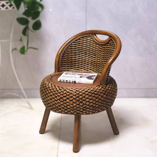 复古简约藤编椅子细节藤编多规格