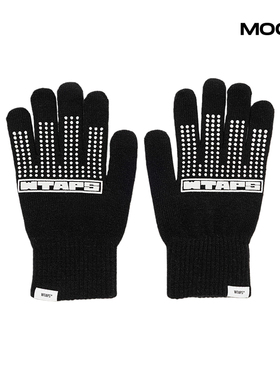 现货 WTAPS GRB / GLOVE / ACRYLIC logo手套 25FW