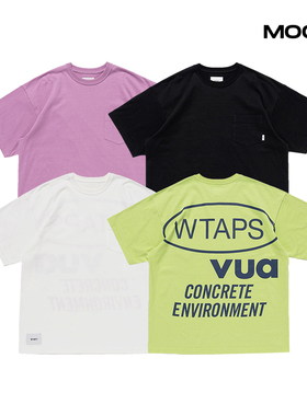 现货WTAPS OBJ 02 / SS / COTTON. PRTC字母口袋短袖T恤24SS