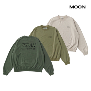 现货SEDAN ALL PURPOSE OG Logo Sweatshirt水洗印花卫衣24SS