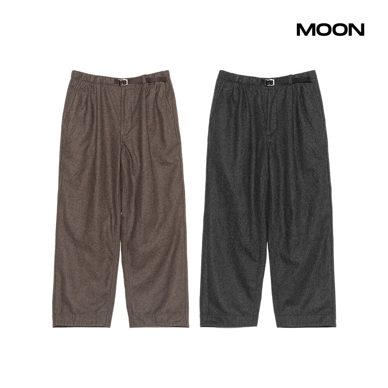 现货 NANAMICA Wool Nylon Melton Pants 羊毛混纺休闲长裤 26AW