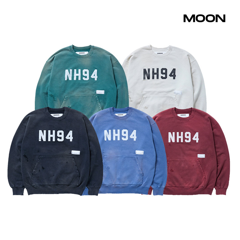 现货 NEIGHBORHOOD SAVAGE SWEAT SHIRT LS 破坏卫衣 25SS