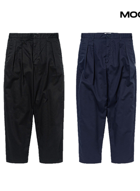 现货WTAPS TRDT1803 /  TROUSERS / CTPL. TWILL混纺锥休闲裤24FW