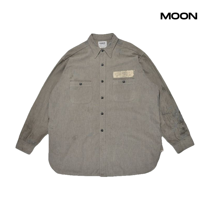 BOWWOW复古做旧长袖衬衫24FW