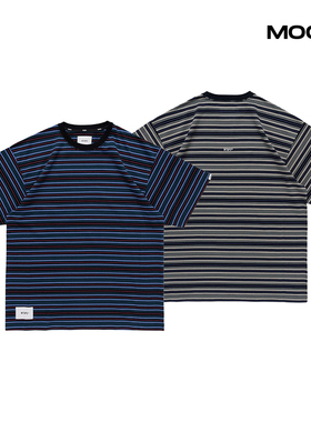 现货 WTAPS BDY 01 / SS / COTTON 条纹短袖T恤 25SS