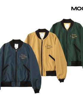 现货VISVIM HACKETT SWING TOP羊毛真丝混纺刺绣棒球夹克24FW