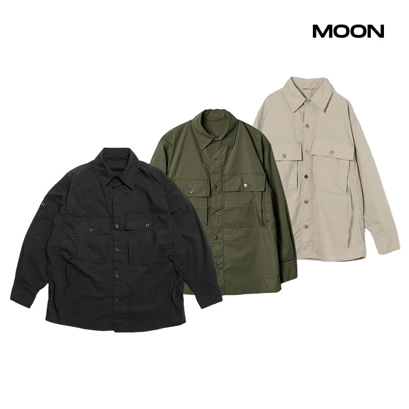 KAPTAINSUNSHINE口袋长袖衬衫