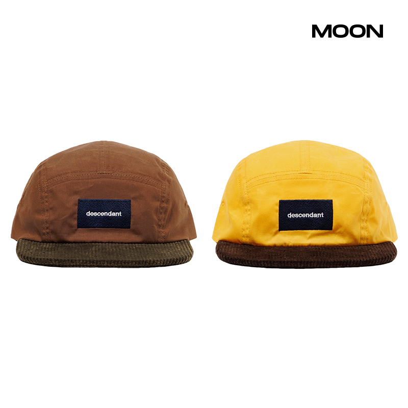 DESCENDANT五叶灯芯绒拼接棒球帽