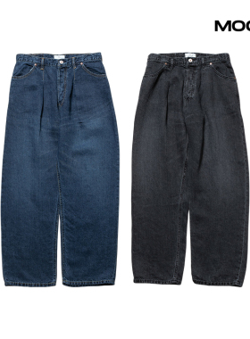 现货 HERILL Linen Denim 4PK复古宽松水洗亚麻牛仔裤 26SS