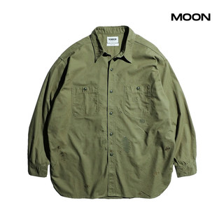 现货 BOW WOW US ARMY NAVY N3 SHIRTS复古做旧衬衫 24SS