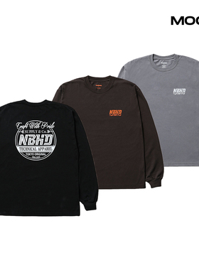 现货 NEIGHBORHOOD NH 252 SPOT . TEE LS-3 logo长袖T恤 25FW