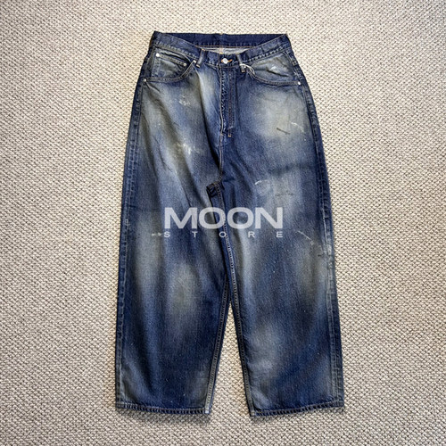 ANCELLM水洗破坏牛仔裤