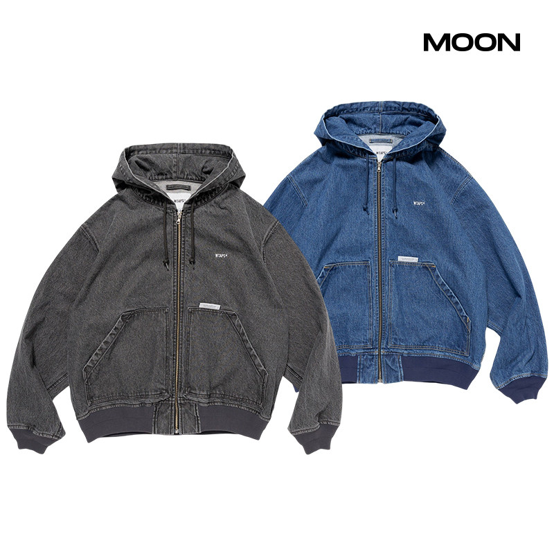WTAPSD00MJACKET牛仔帽衫夹克